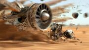 Podracer Absturz