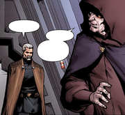 Dooku und Sidious auf Stygeon