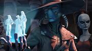 Cad Bane droht Palpatine