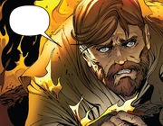 Obi-Wan verbrennt