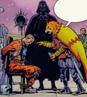 Vader foltert einen Rebellen, um  Identität zu erfahren.