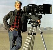 George Lucas mit Kamera