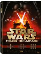 Der DVD Cover von der Prequel-Trilogie