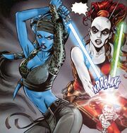 Aayla Secura vs Aurra Sing