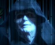 Ein Hologramm des Imperators