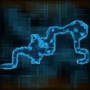 Eine Karte des Tunnels