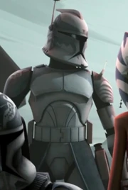 Wolffe in seiner vollen Rüstung