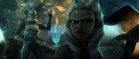 Comet und Ahsoka während der Schlacht von Felucia.