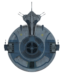 Droid-gunship detail