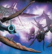 Vader trifft auf Cylos Walflotte