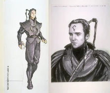 Konzeptzeichnung von Obi-Wan Kenobi für Episode I – Die dunkle Bedrohung.