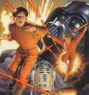 Anakin und Tahiri mit R2-D2.