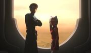 Ahsoka spricht mit Anakin