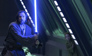 Leia und Kenobi fliehen aus der Festung