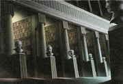 Tempel-Archiv 1. Halle