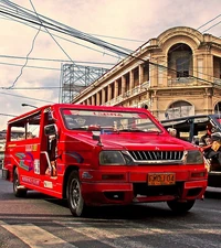 A passad jeepney of .