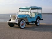 1964 Willys Jeep DJ-3A Surrey Gala in Blue