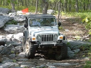 Jeep Wrangler off-roading