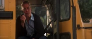 "This is bus number 226, anyone read me" Betty is unable to reach anyone over the radio, so suggests they continue on the flat.