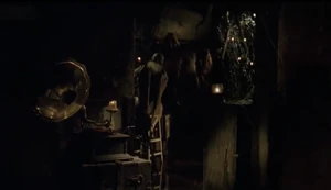 Creeper working in his lair.