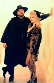 Bill Nolte as Simon Stide JEKYLL & HYDE Alley Theatre 1990 with Nita Moore as Nellie