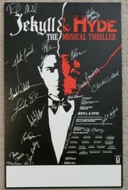 J&H Pre-Broadway Tour poster - signed by the cast