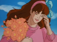 Laura feeling better about herself.