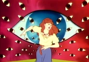 Laura hallucinating.