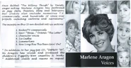 Excerpt from a booklet of one of Marlene's promo CDs.
