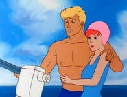 On a jet ski in Hawaii.