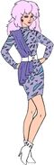 Purple Triangle dress (Clash in Jem disguise #1)