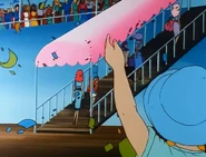 Embarking onto the Queen.