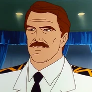 Burr voiced Captain Warren...