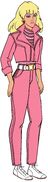 Pink Striped Pantsuit (model sheet number JR-31)