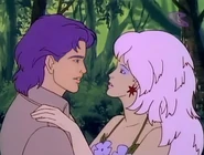 Rio when he finds Jem on the island.