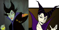 Maleficent and Snow White