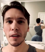 Jerma accidentally unveiling his fat fuckin' Super Deluxe Ebony Mega Double Bubble Donk Bertha Booty dumptruck ass in a Thanksgiving message