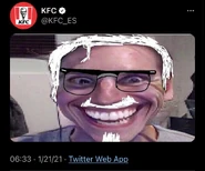 The Spanish KFC twitter's JermaSus meme.
