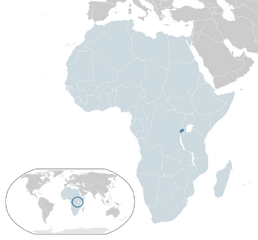 Location Rwanda AU Africa