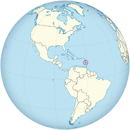 800px-Saint Lucia on the globe (Americas centered)