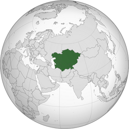 Central Asia (orthographic projection)