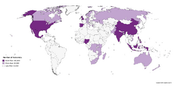 Number of Astronists (2019)