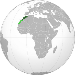 Morocco (orthographic projection, WS claimed)