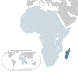 Location Madagascar AU Africa