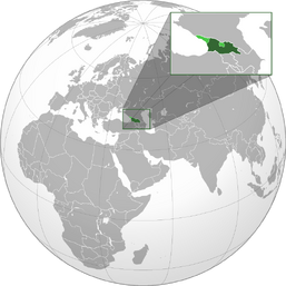 Georgia (orthographic projection with inset).svg