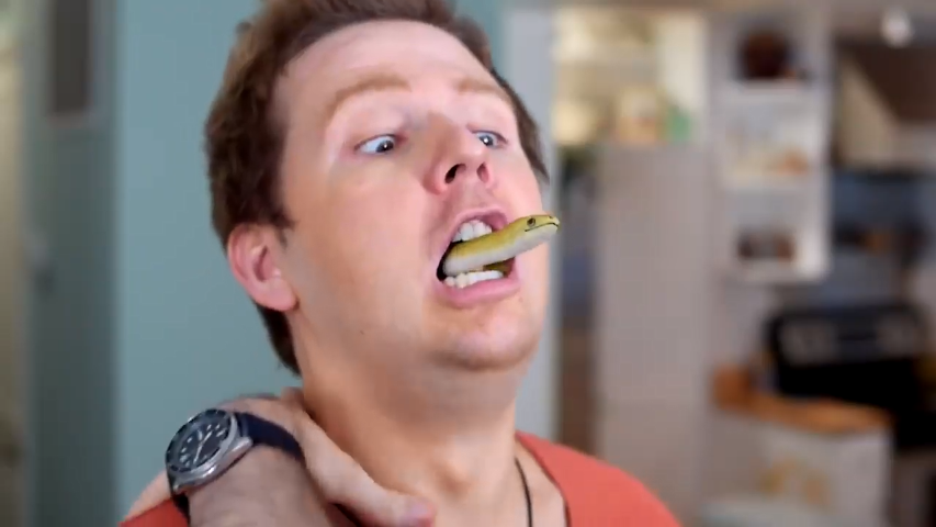 SNAKE IN MOUTH! | JesseAndMike Wiki | Fandom