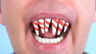 TEETH MADE OF CANDY CANES! | JesseAndMike Wiki | Fandom