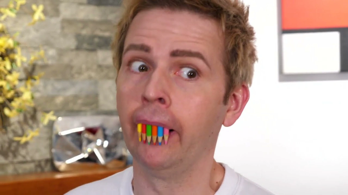 TEETH MADE OF COLOR PENCILS! | JesseAndMike Wiki | Fandom