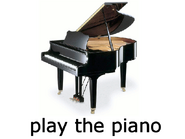 Play the piano