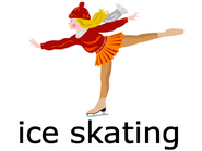 Ice skating